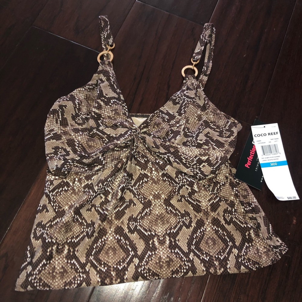 Coco Reef Snakeskin Twist Tankini